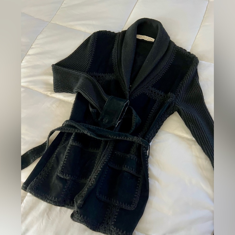 Alan Michael USA Black Cardigan
